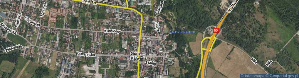 Zdjęcie satelitarne Strażacka ul.